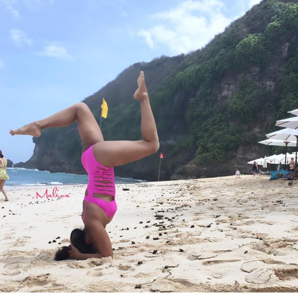 Beautiful swimsuit bright pink size S